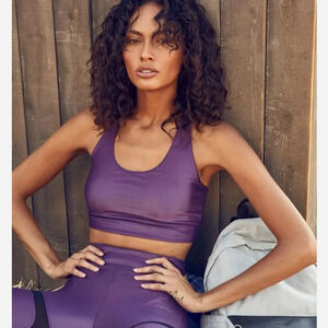 Koral Dakota Sports Bra in Aubergine